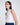 Top de cuello redondo sin mangas para mujer