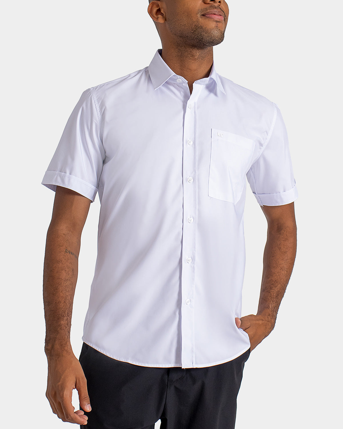 Camisa manga corta Black