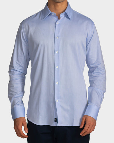 Camisa de vestir manga larga Blue